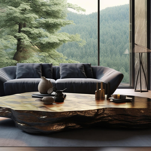 Bronze Art Furniture Coffee Table