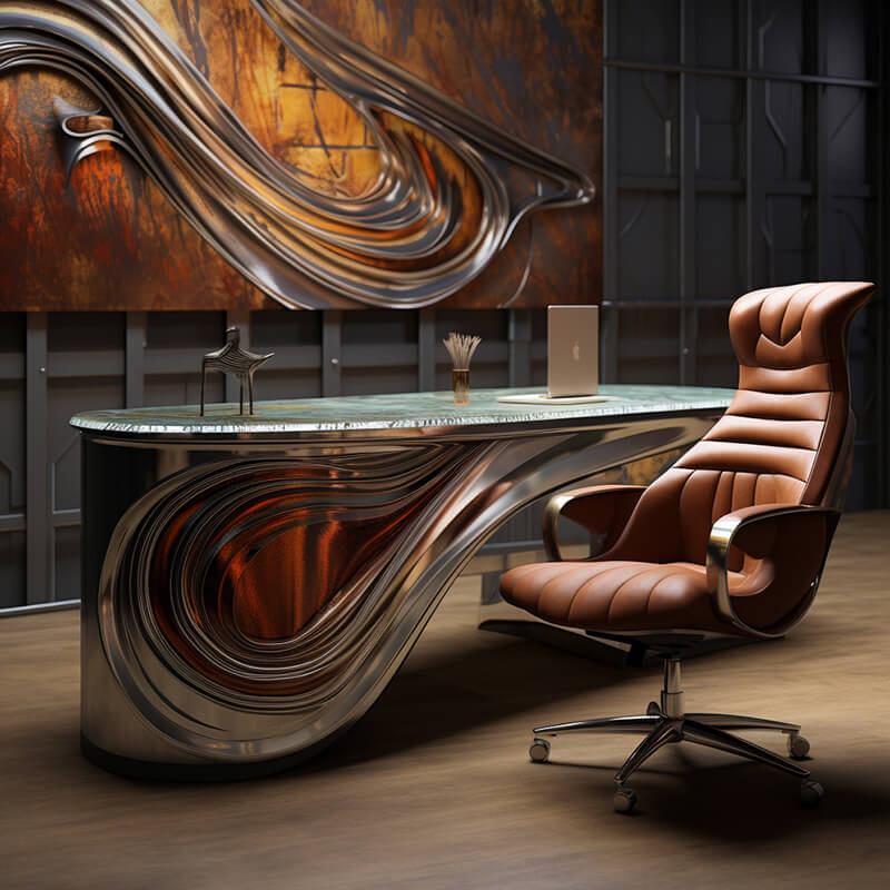 Stainless Steel Art Desk Furniture