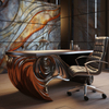 Stainless Steel Art Desk Furniture