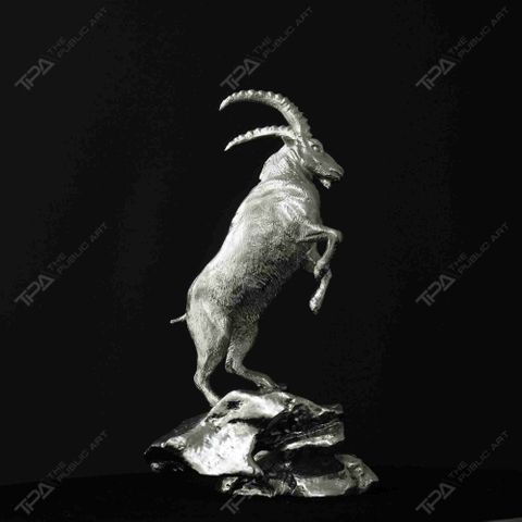 Leading Sheep Art Sculpture