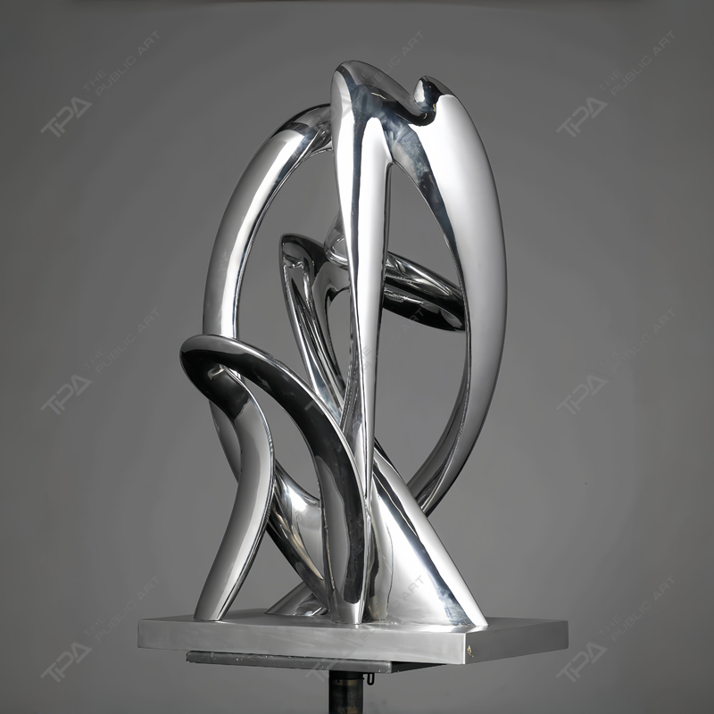 Custom Stainless Steel Sculpture Repeating