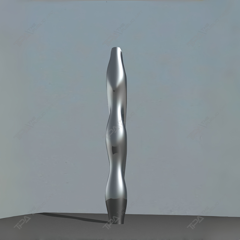 Large Outdoor Stainless Steel Sculpture Chant