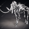 Stainless Steel Elephant Skeleton Sculpture