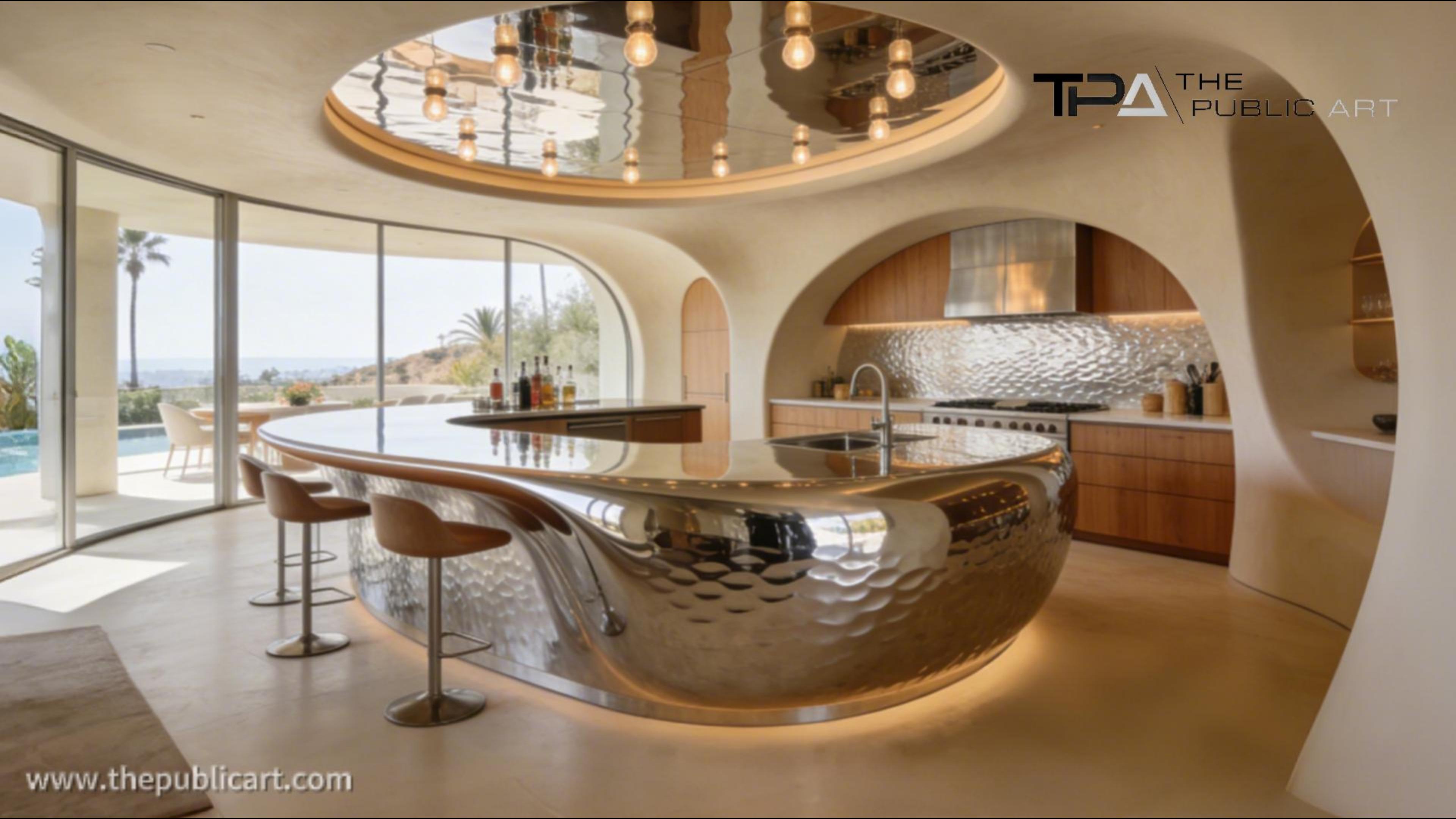 Stainless Steel Kitchen Bar Counter