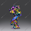 Seven-color Taihu Stone Sculpture