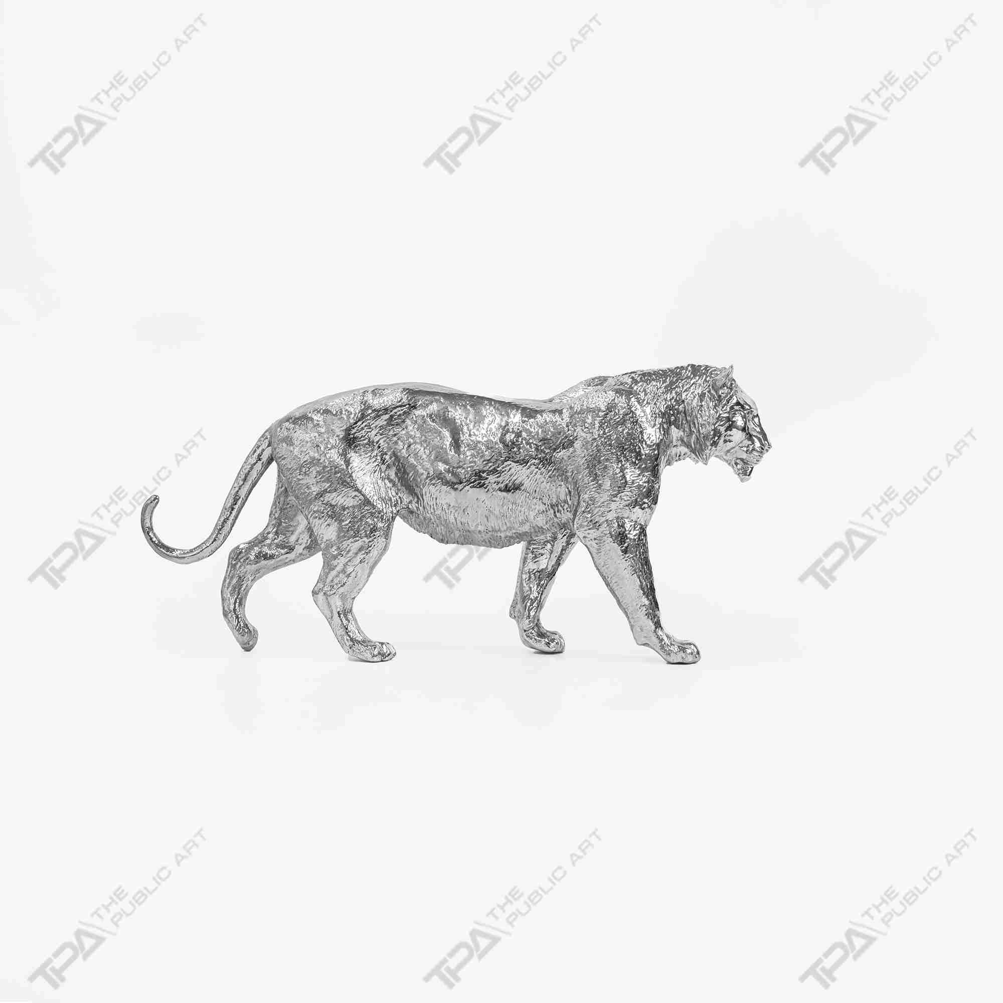 Stainless Steel Tiger Art Sculpture