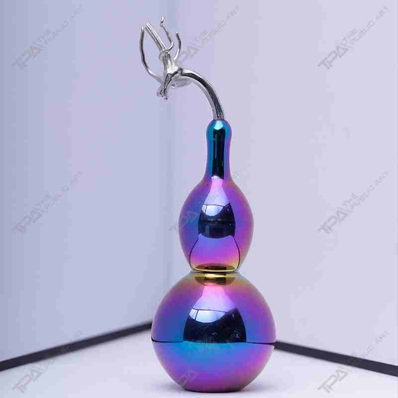 Stainless Steel Exquisite Gourd Sculpture