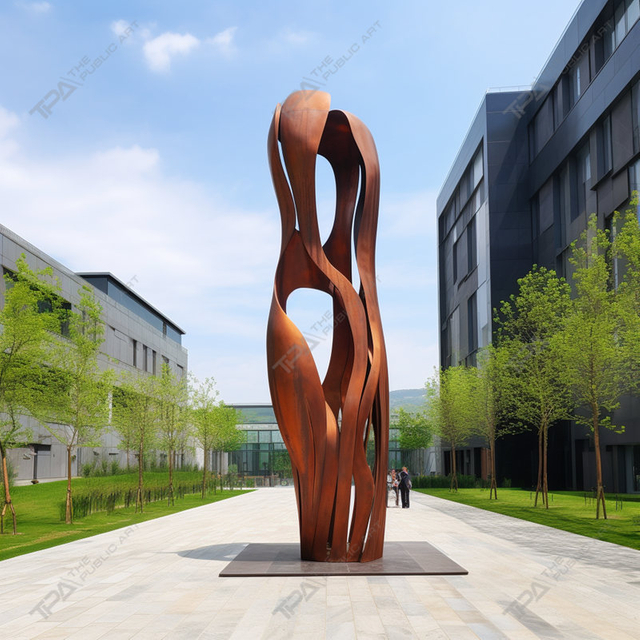 Corten Steel Sculpture for Urban Decoration
