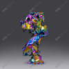 Seven-color Taihu Stone Sculpture