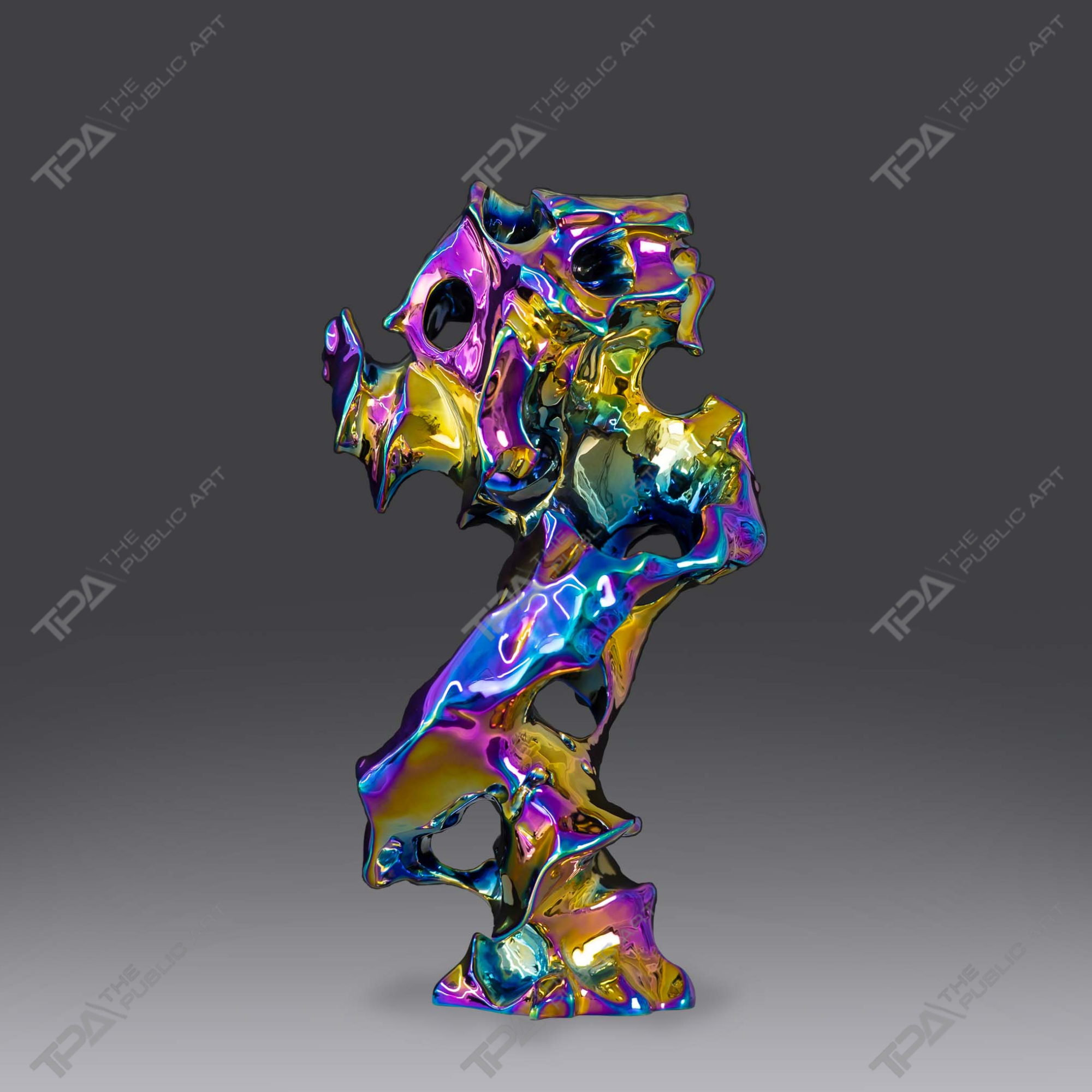 Seven-color Taihu Stone Sculpture