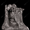 Contemplating The Arhat Sculpture