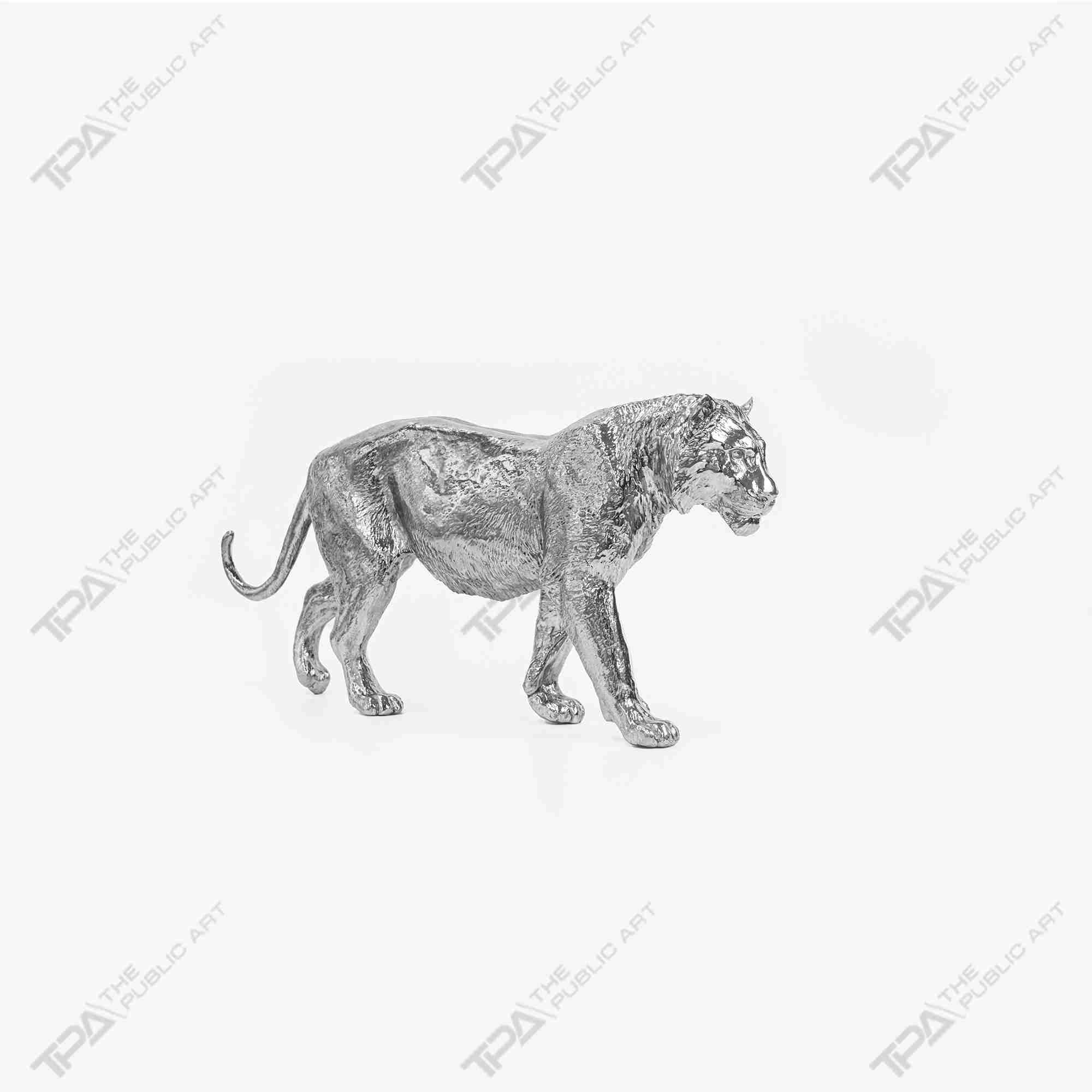 Stainless Steel Tiger Art Sculpture
