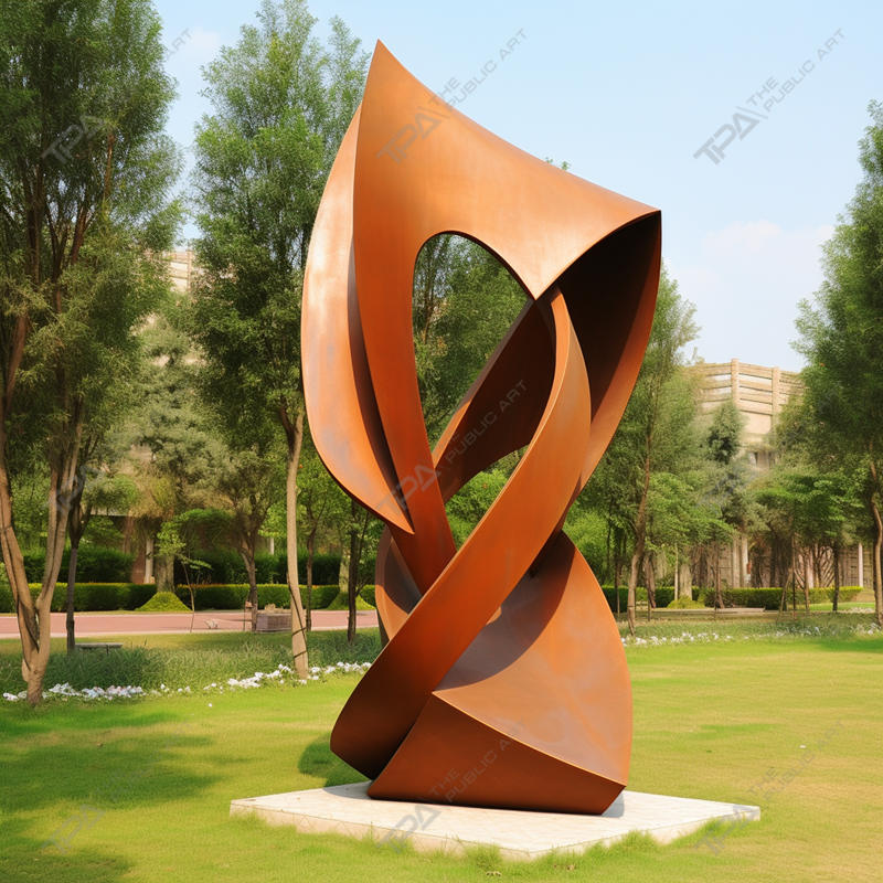 Corten Steel Sculpture for Urban Decoration