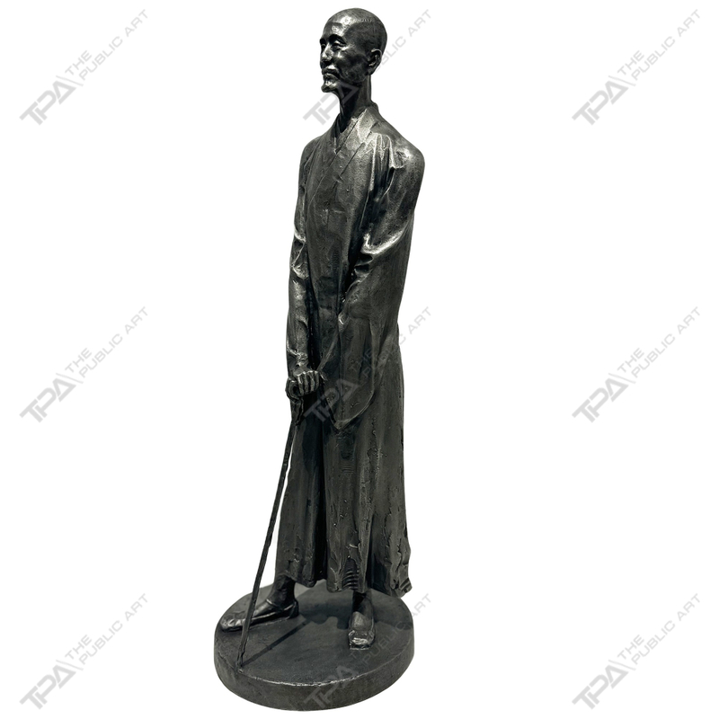 Stainless Steel Sculpture of Master Hongyi