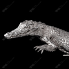 Stainless Steel Artistic Crocodile Sculpture