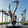 Polished Stainless Steel Urban Sculpture