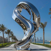 Mirror Stainless Steel Urban Artwork