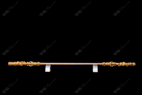 Three-dimensional Sculpture of The Golden Hoop Rod
