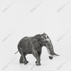 Asian male elephant art sculpture