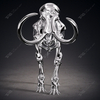 Stainless Steel Elephant Skeleton Sculpture