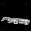 Stainless Steel Artistic Crocodile Sculpture