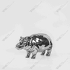 Hippopotamus Art Stainless Steel Sculpture