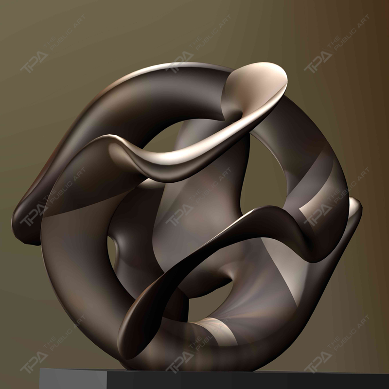 Bronze Sculpture Infinite Boundaries