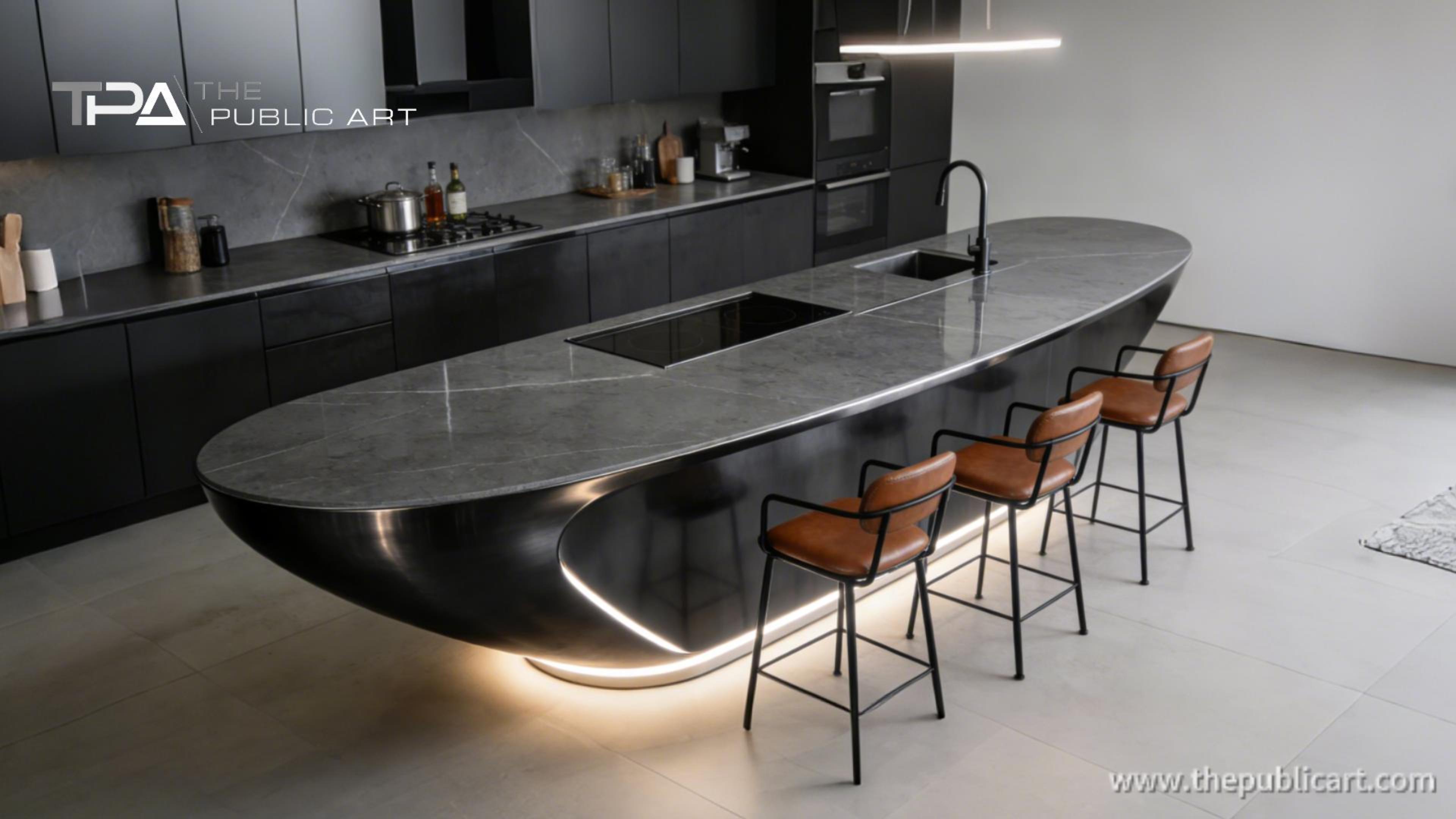 Metal Bar Counter for Home Decoration