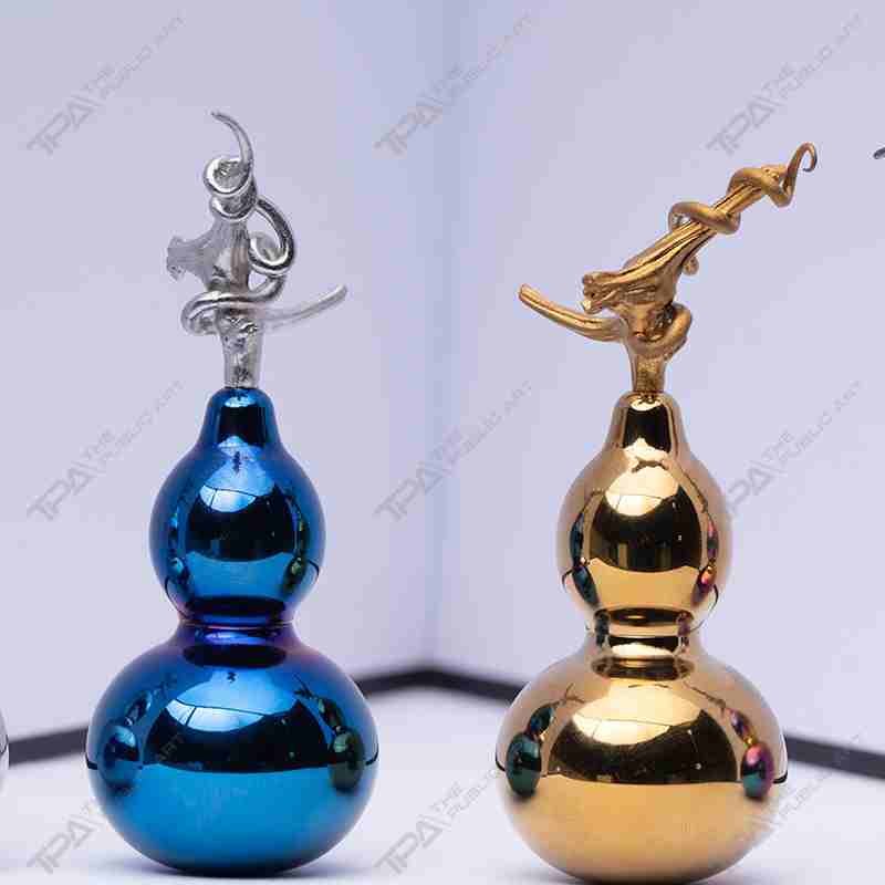 Stainless Steel Exquisite Gourd Sculpture