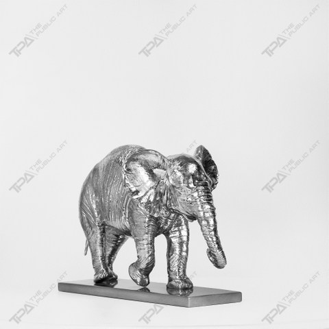 The Version of The Asian Female Elephant with A Base