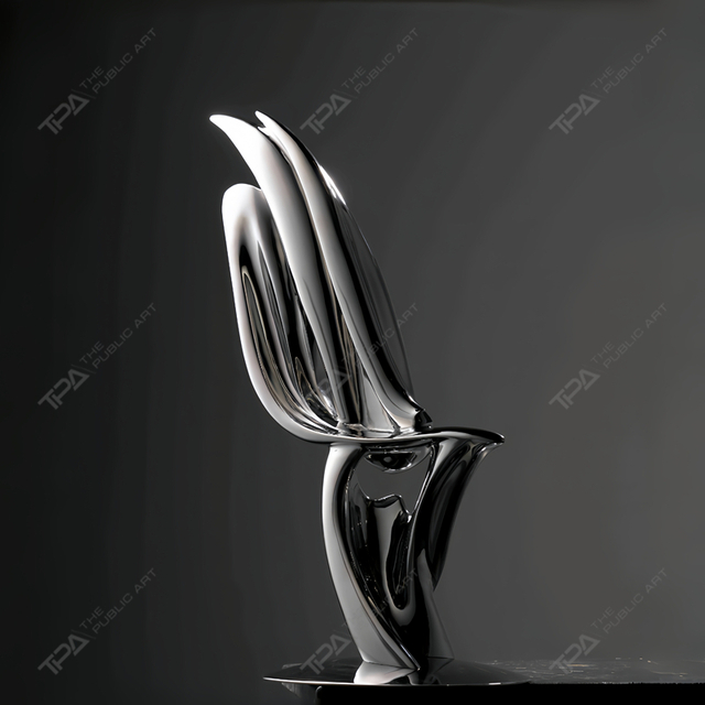 Commissioned Stainless Steel Sculpture Soar 