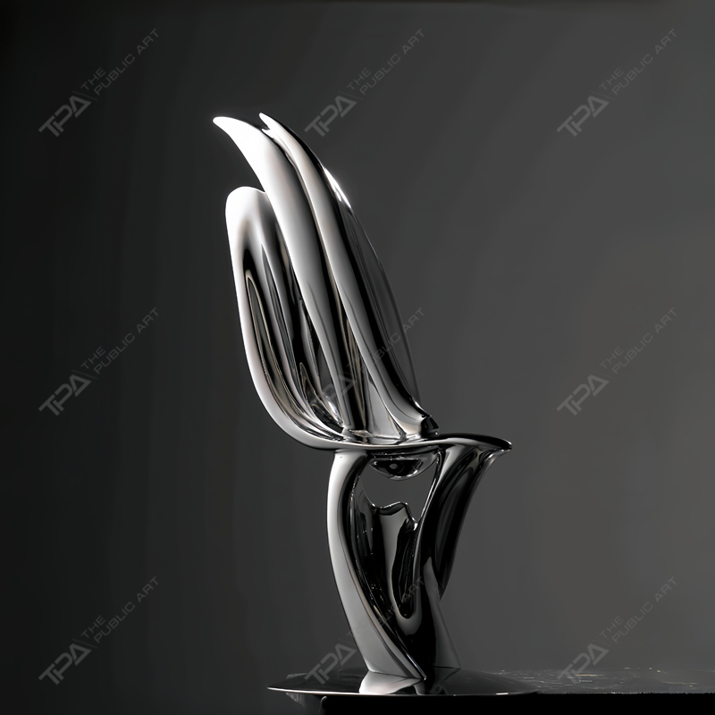 Commissioned Stainless Steel Sculpture Soar 