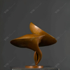 Bronze Sculpture Flying Like A Startled Swan