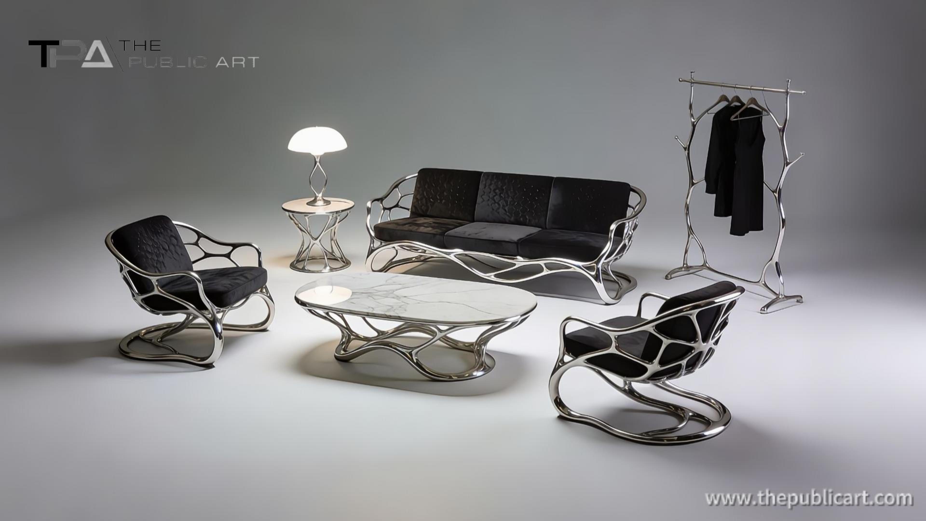Bionic Stainless Steel Art Furniture Series