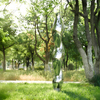 Large Outdoor Stainless Steel Sculpture Chant