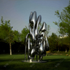 Stainless Steel Art Work Stars in The Milky Way