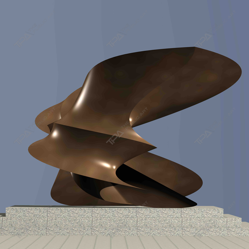 Copper Sculpture Horizon for Collection