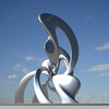 Stainless Steel Sculpture Flowers Like Dream
